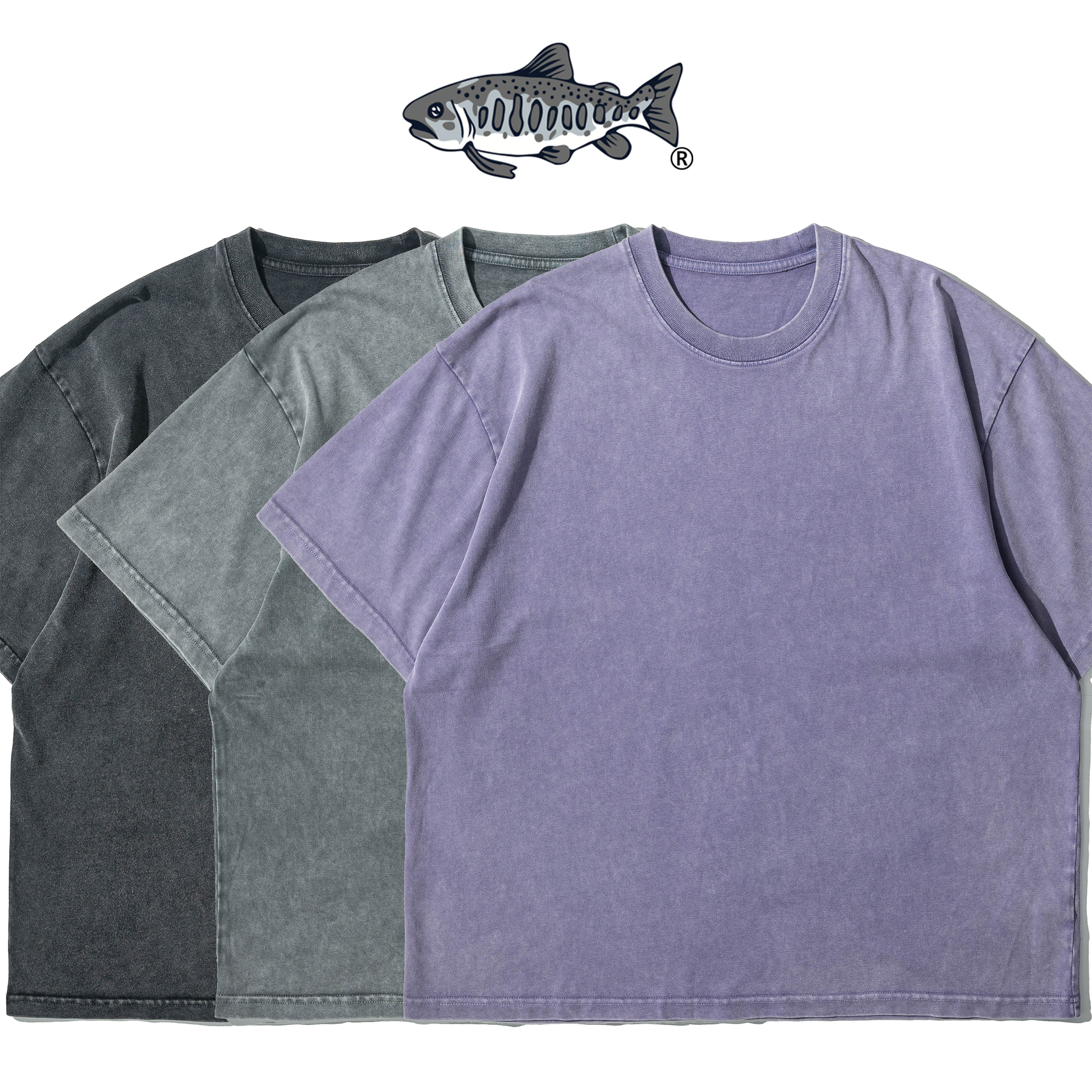 AGILITY Basic Washed Tee 洗舊感 水洗 短Tee [WS5]