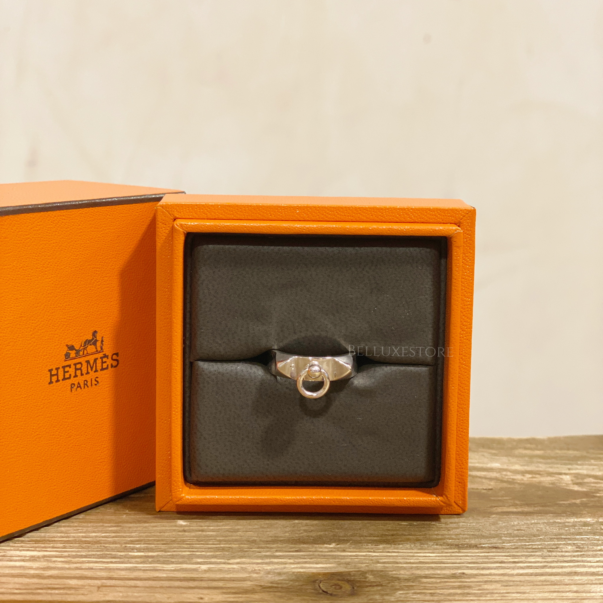 [Pre-owned] Hermes cdc ring 52 silver