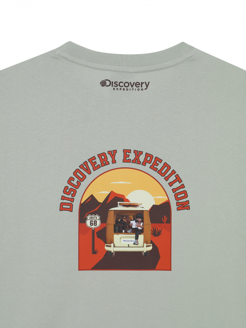 【代購】Discovery 戶外 露營車 圖案 T 恤  DXRS7K033-KAL