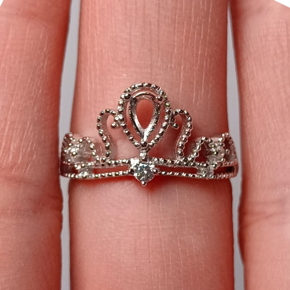 女戒水滴3*5mm空托