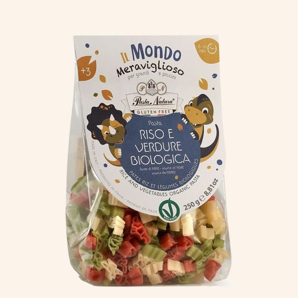 PASTA NATURA – 有機無麩質紅菜頭菠菜白米麵粉義大利麵 (250g) (94012)