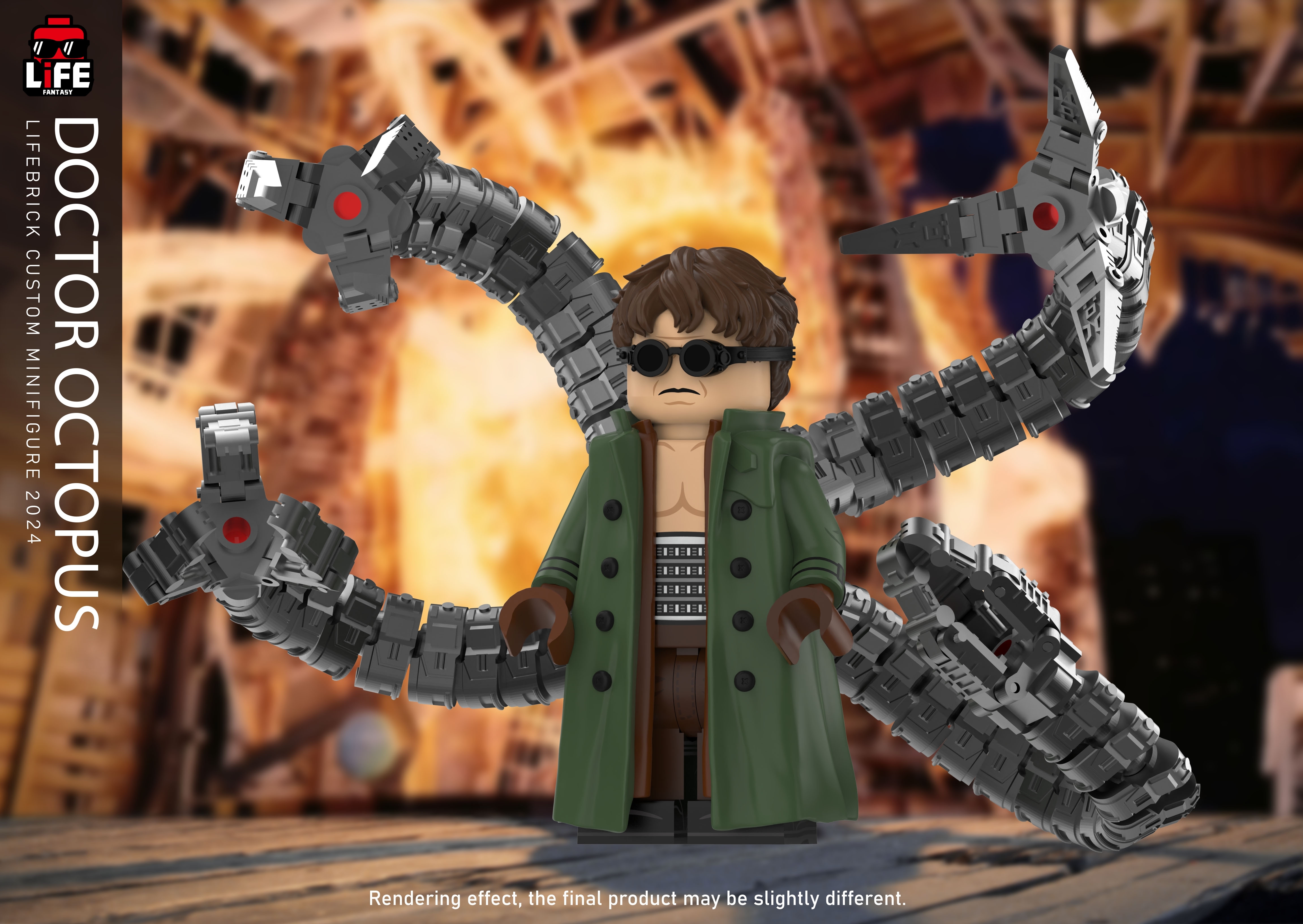 [Life Brick][Preorder] Doctor Octopus [PADprinted]
