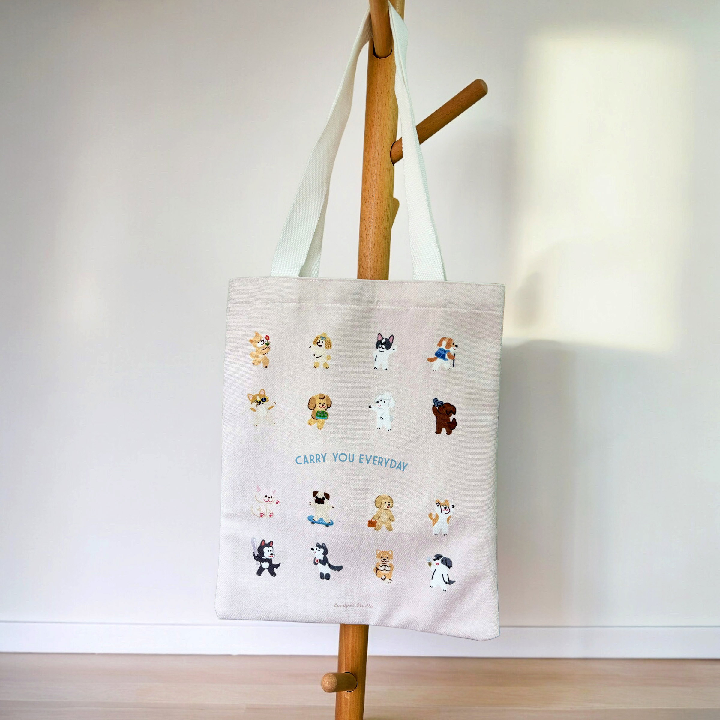 汪喵帆布袋/ tote bag 自家原創插畫