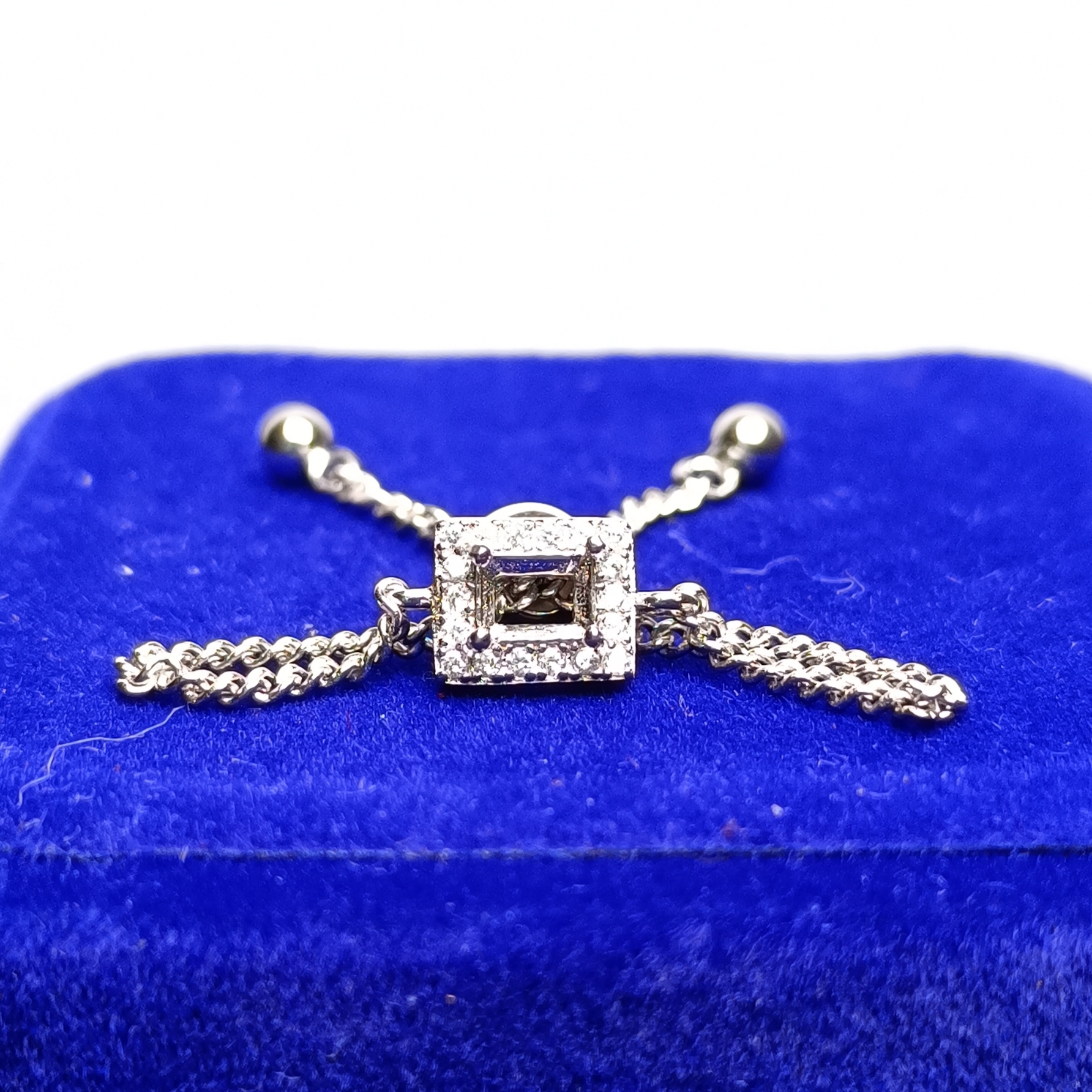 女戒方形3*5mm空托