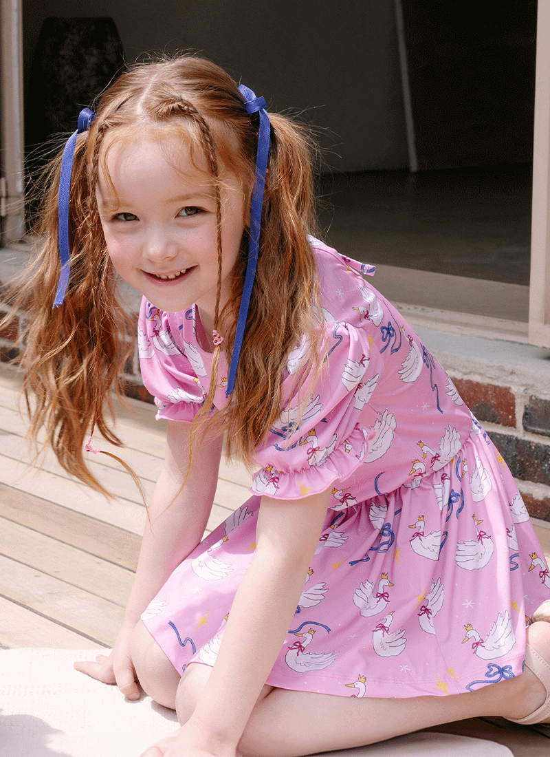 BebeTailor♡Swan 泳衣套裝