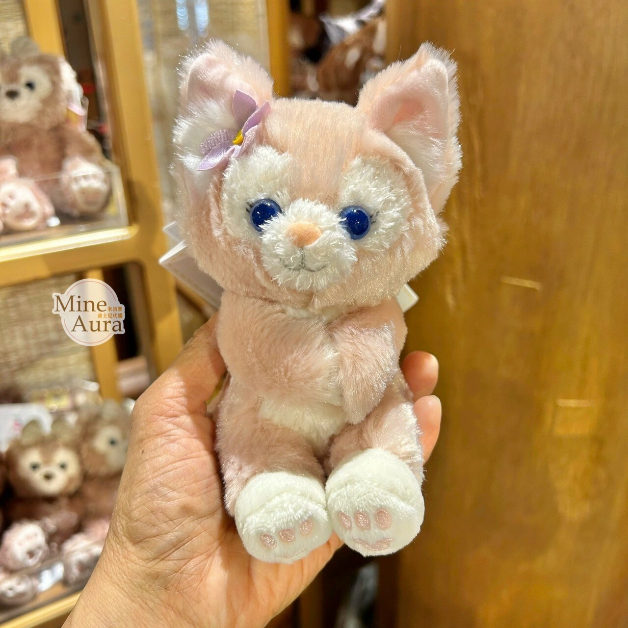 迷你寶寶系列 玲娜貝兒 Lina bell 磁鐵 坐肩 絨毛 娃娃 公仔 -上海迪士尼樂園