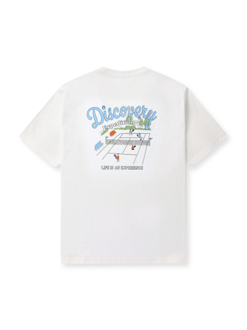 【代購】Discovery 網球圖案 T 恤 DXRS5M043-WHS