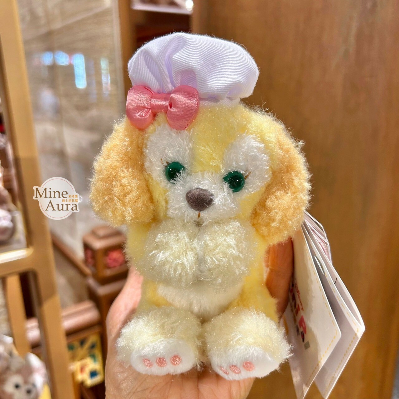 迷你寶寶系列 可琦安 餅乾 CookieAnn 磁鐵 坐肩 絨毛 娃娃 公仔 -上海迪士尼樂園