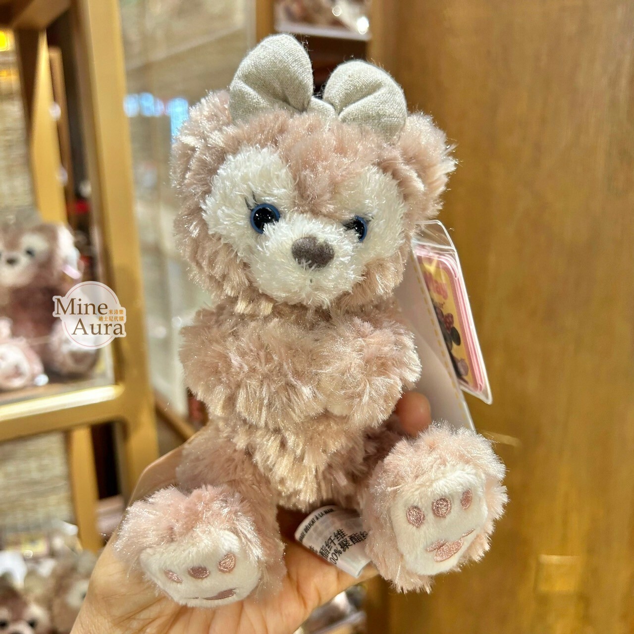 迷你寶寶系列 雪莉玫 ShellieMay 磁鐵 坐肩 絨毛 娃娃 公仔 -上海迪士尼樂園