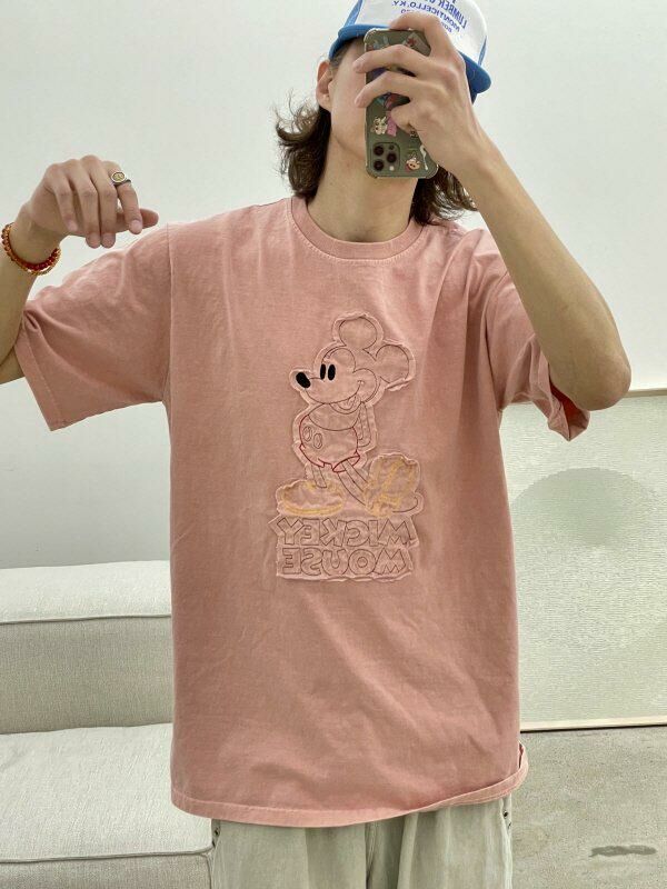 米奇圖案英文字短袖Tee HIGH FIVE-069T