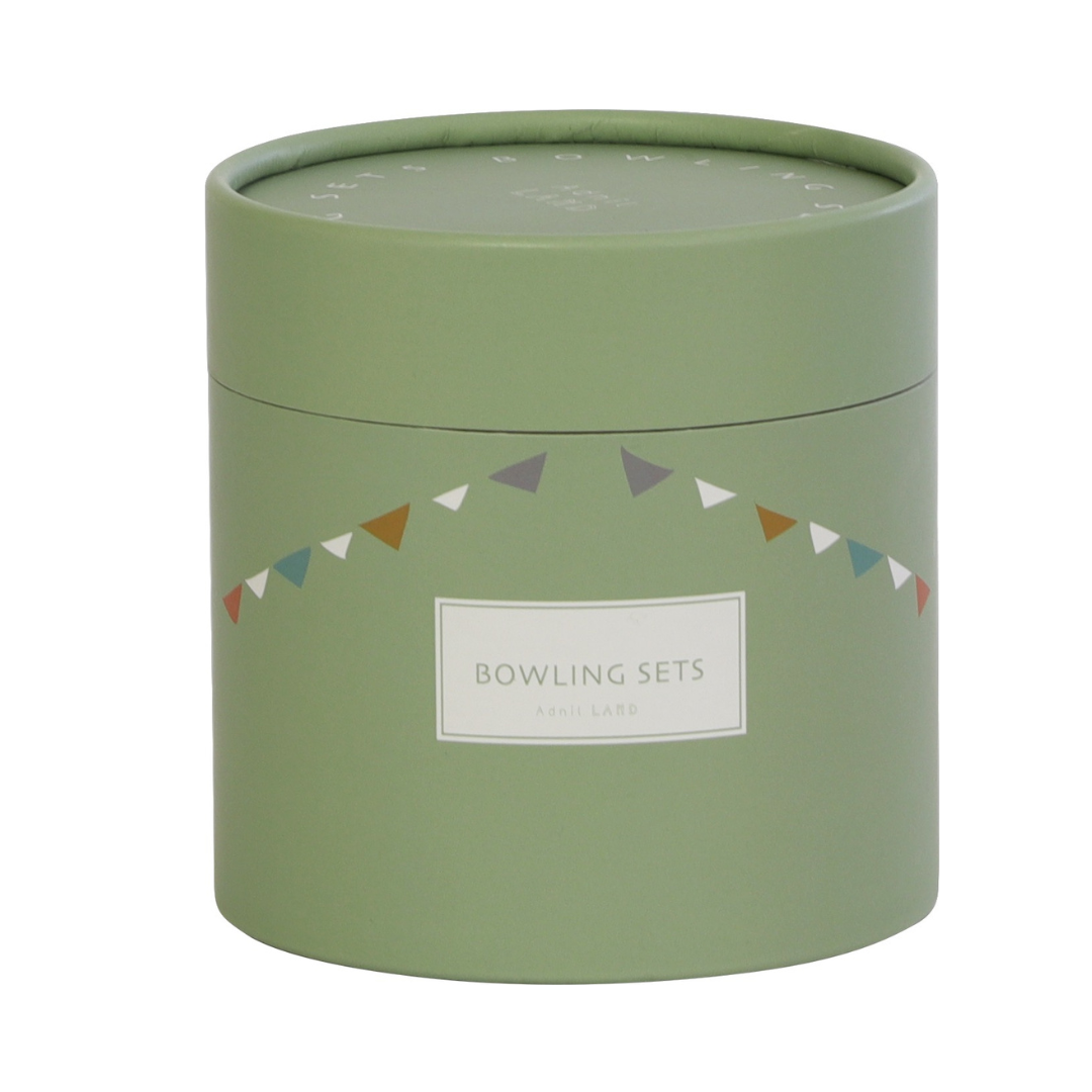 日本 Adnil LAND 一起來玩吧!木頭保齡球組