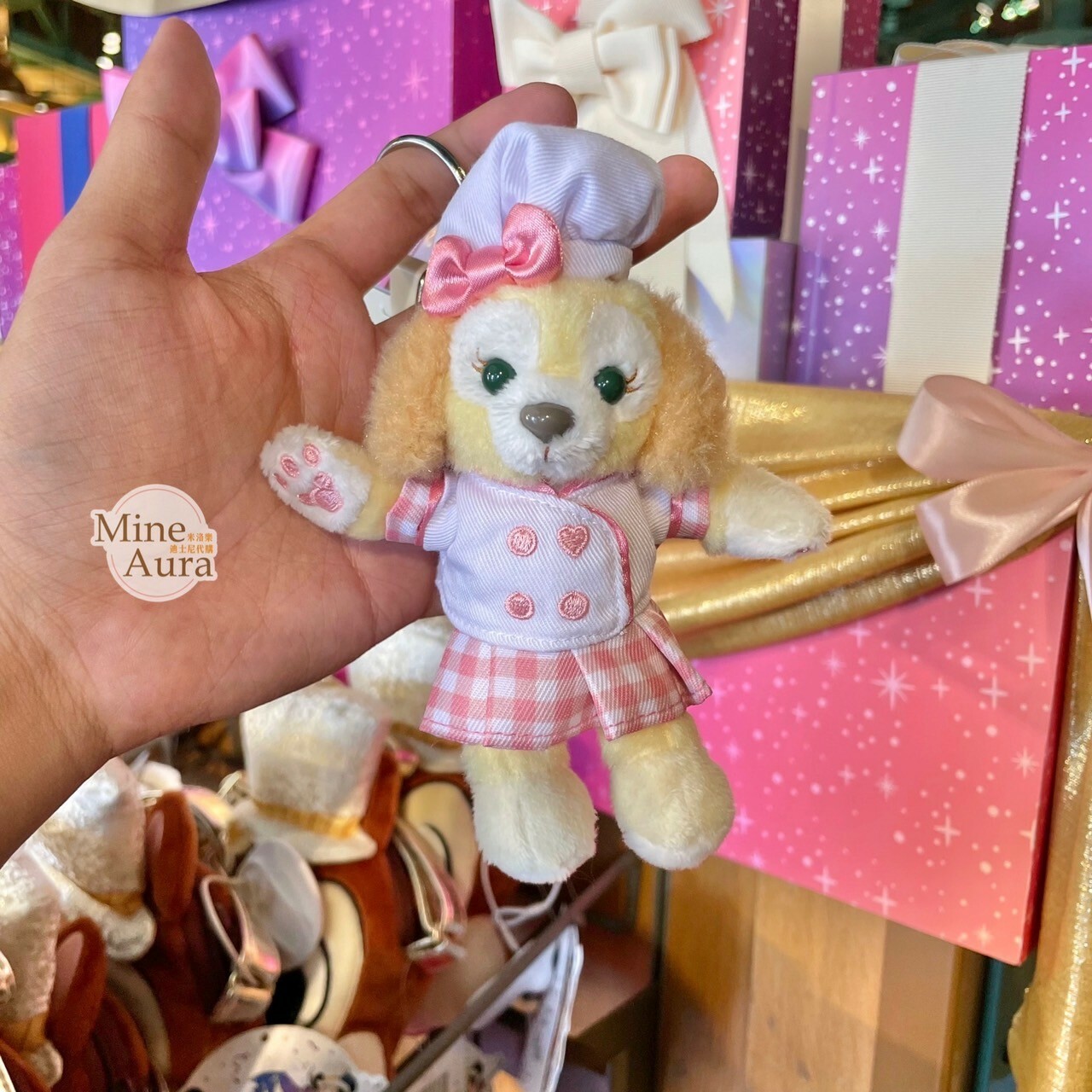 可琦安 餅乾 CookieAnn廚師裝造型 站姿吊飾 -上海迪士尼樂園