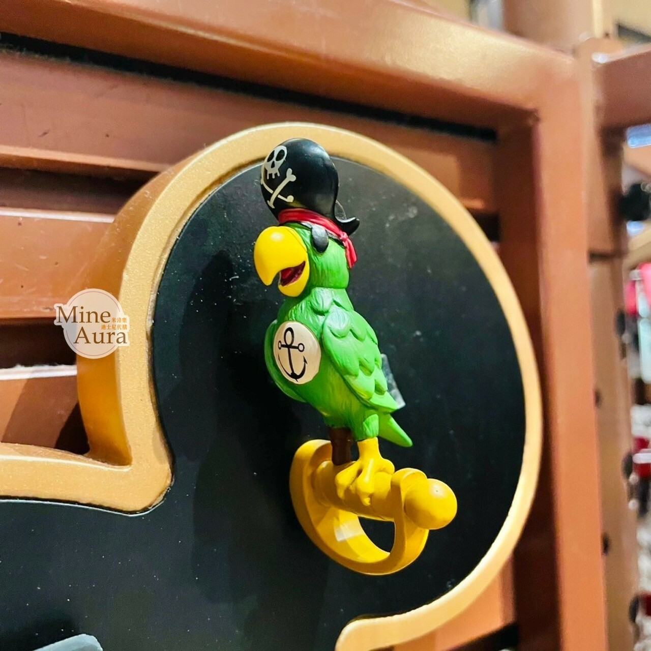 加勒比海盜 獨眼鸚鵡 造型 磁鐵 -上海迪士尼樂園