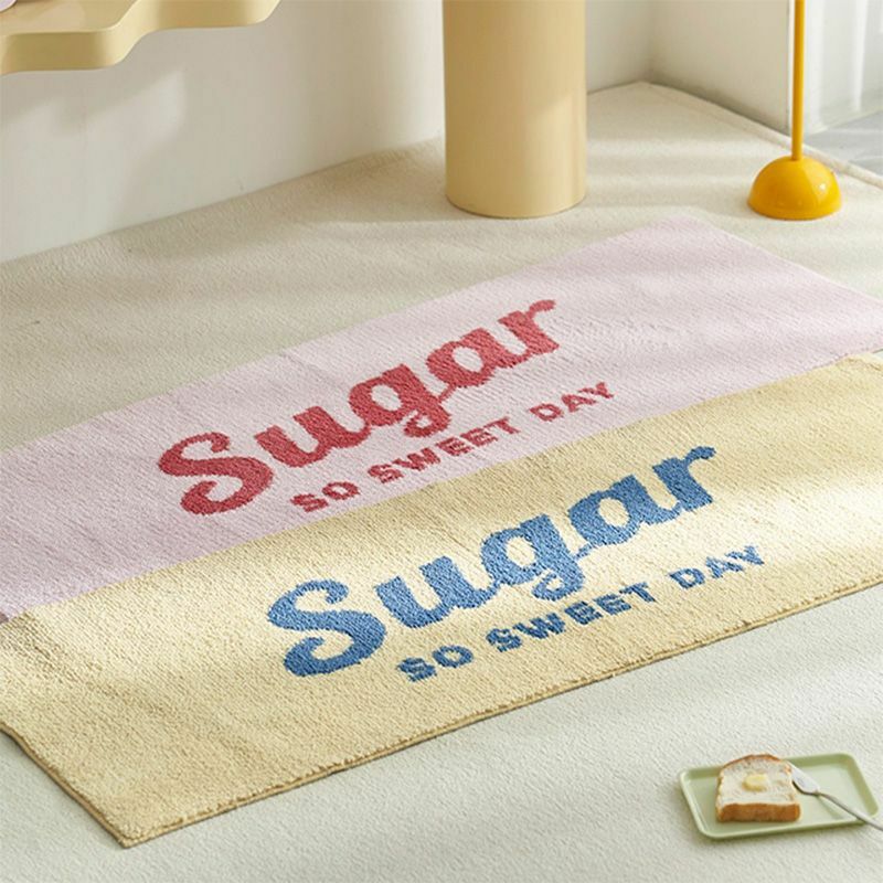 《4245》Sugar糖果少女風毛絨地墊((仿羊絨))