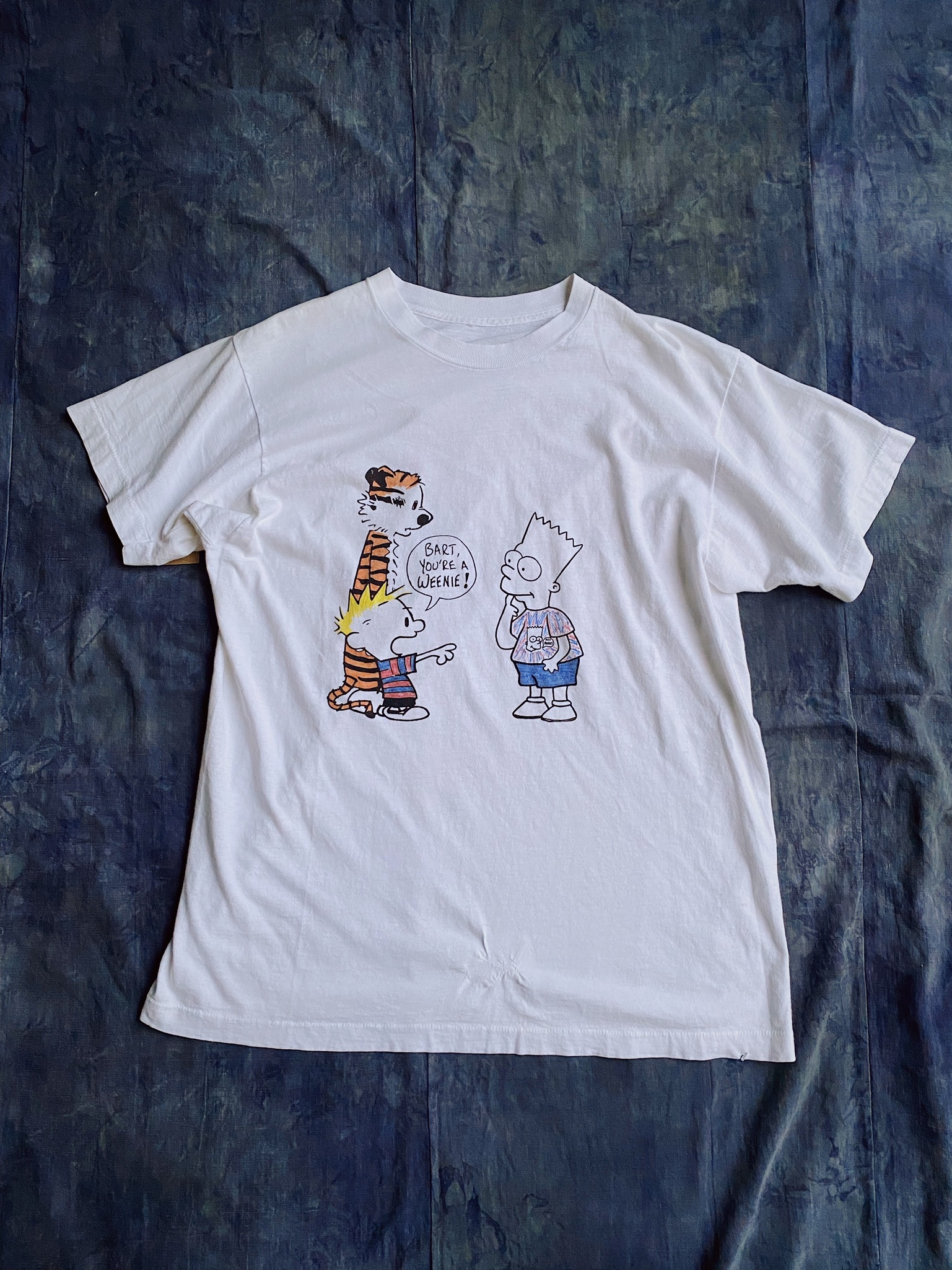 Vintage Simpson family “BART” T-shirt / 辛普森家族-霸子 圖騰短踢