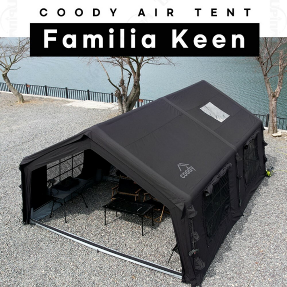 Coody 限量 黑色 8.0/13.68/17.2㎡ 棉布充氣帳篷