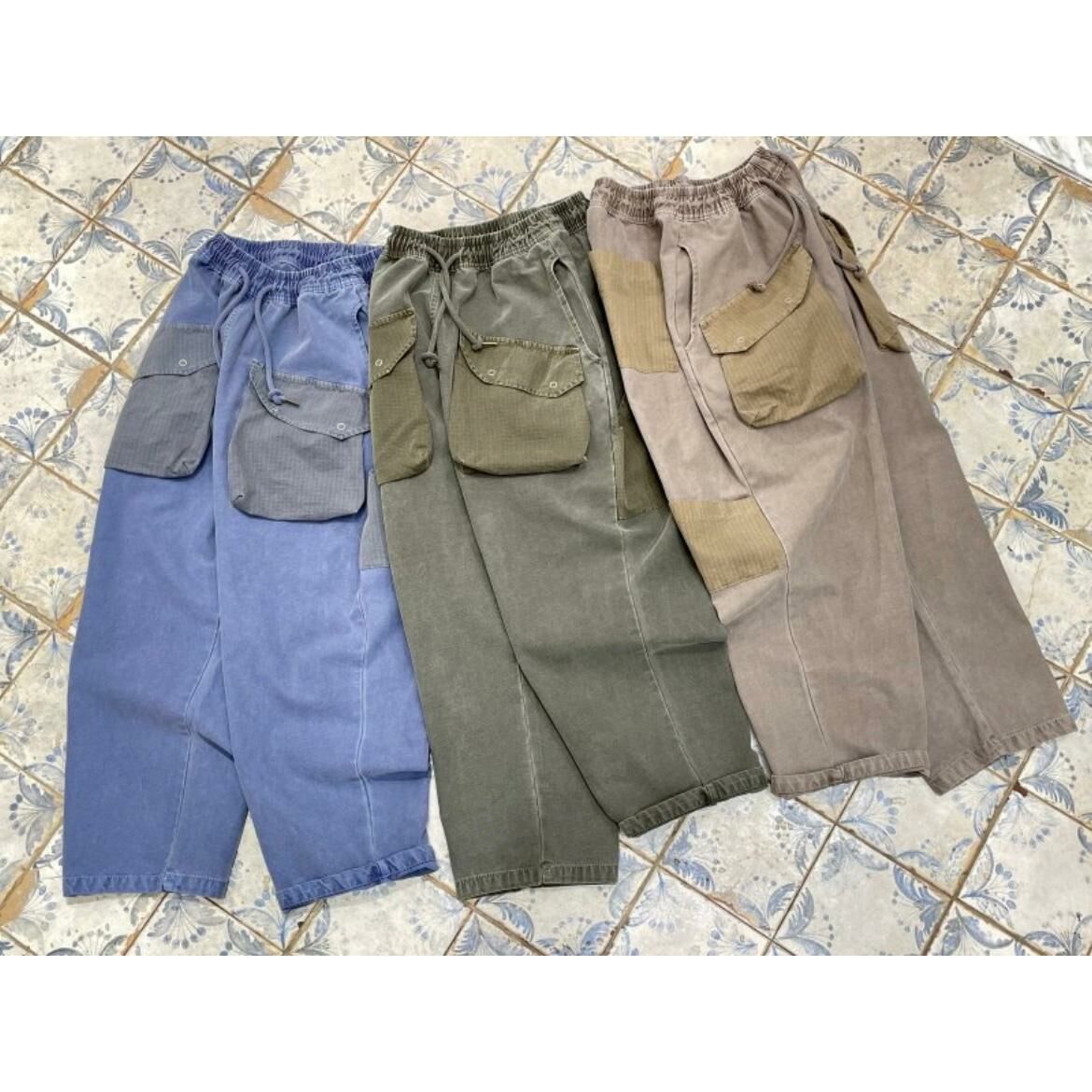 洗水淨色鬆身褲 HIGH FIVE-081P