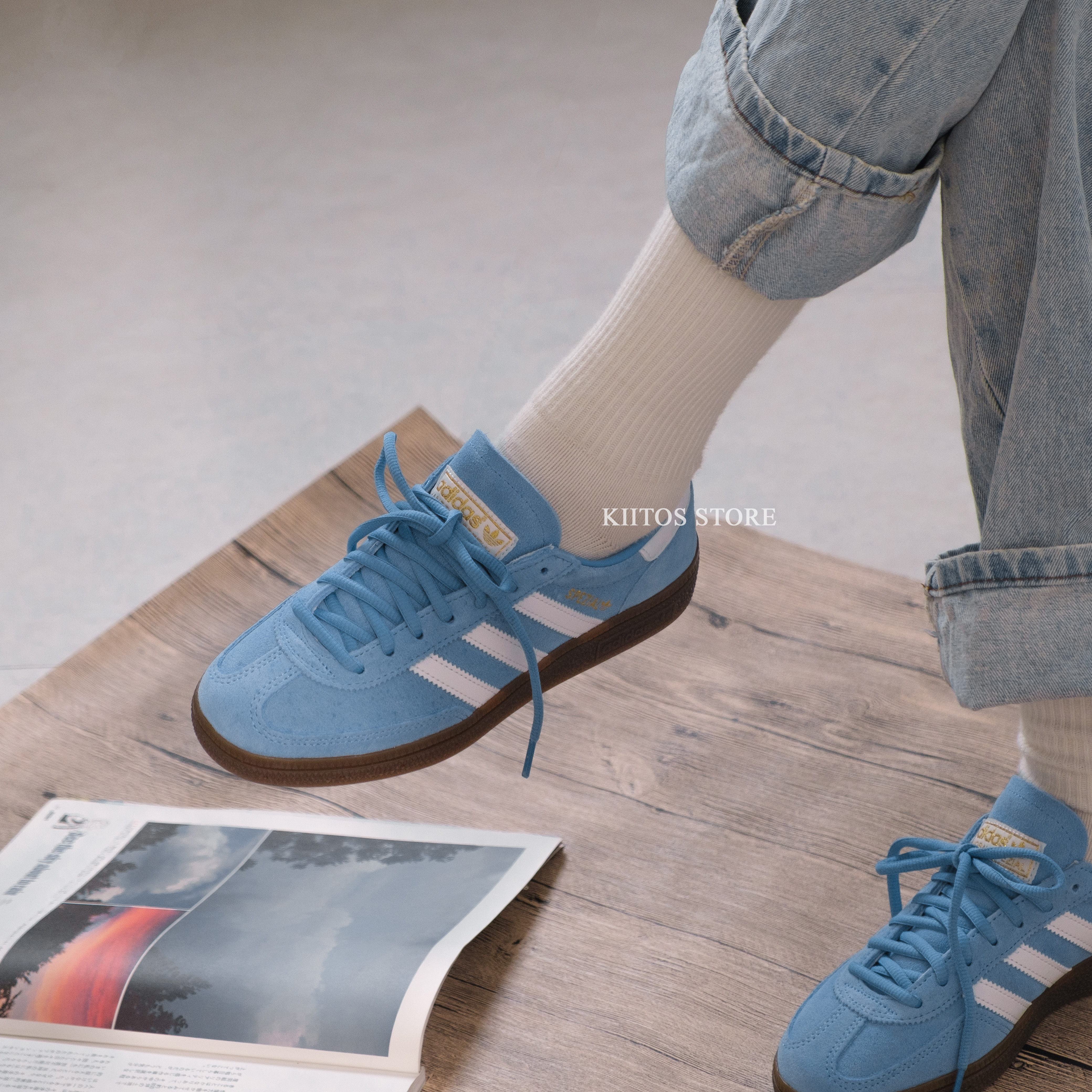 【現貨】Adidas Handball Spezial "Light Blue"淺藍 寶寶藍 麂皮 BD7632