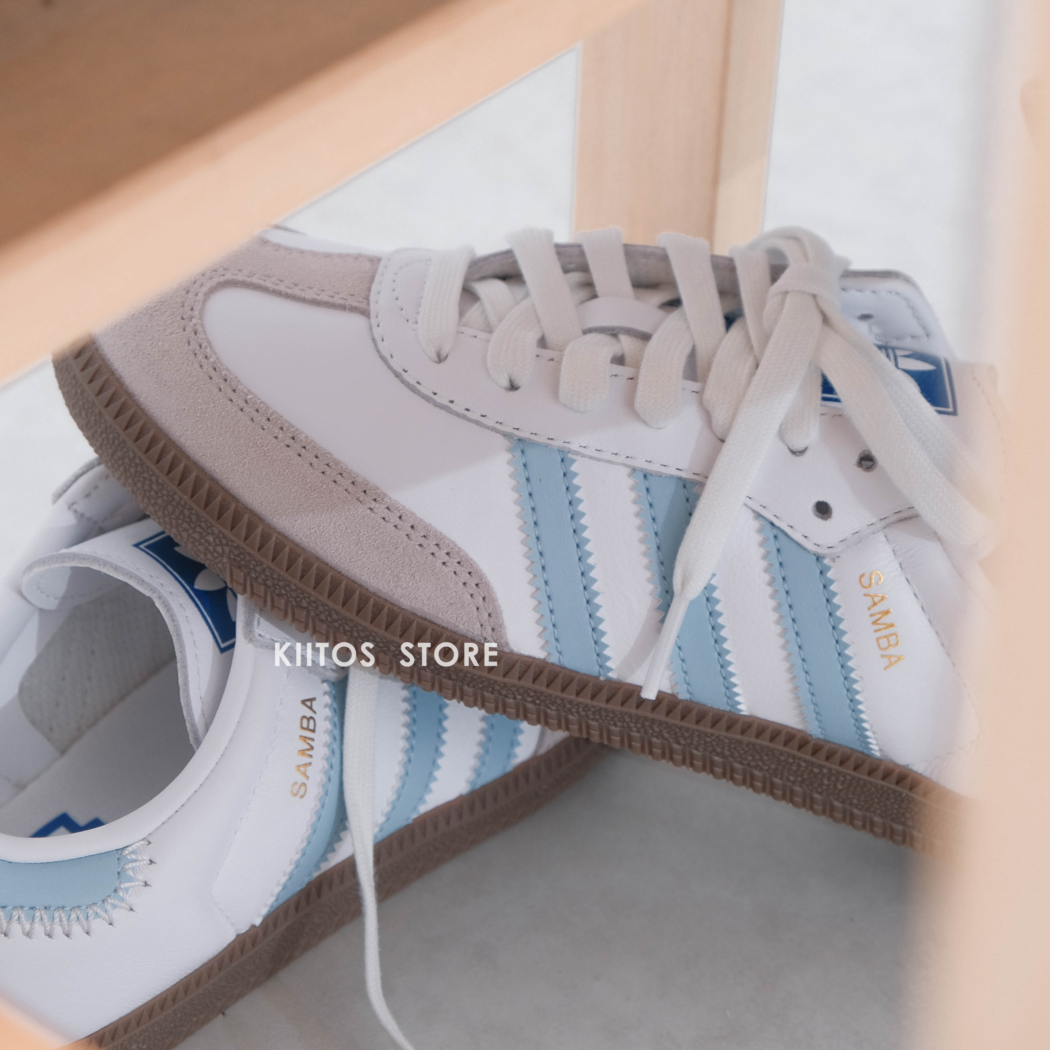 Adidas Samba OG "White & Clear Sky" 天青藍  JI2003