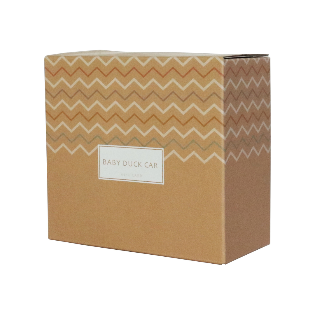 日本 Adnil LAND 鴨寶寶木頭車玩具