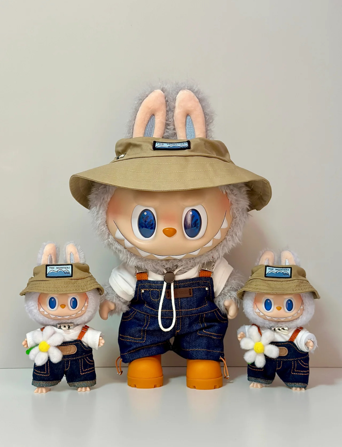 The Monsters 春天野在家系列 Labubu 搪膠毛絨公仔 鑰匙圈 公仔/預購