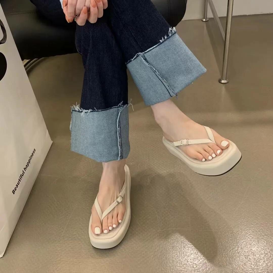 韓版簡約夾腳拖