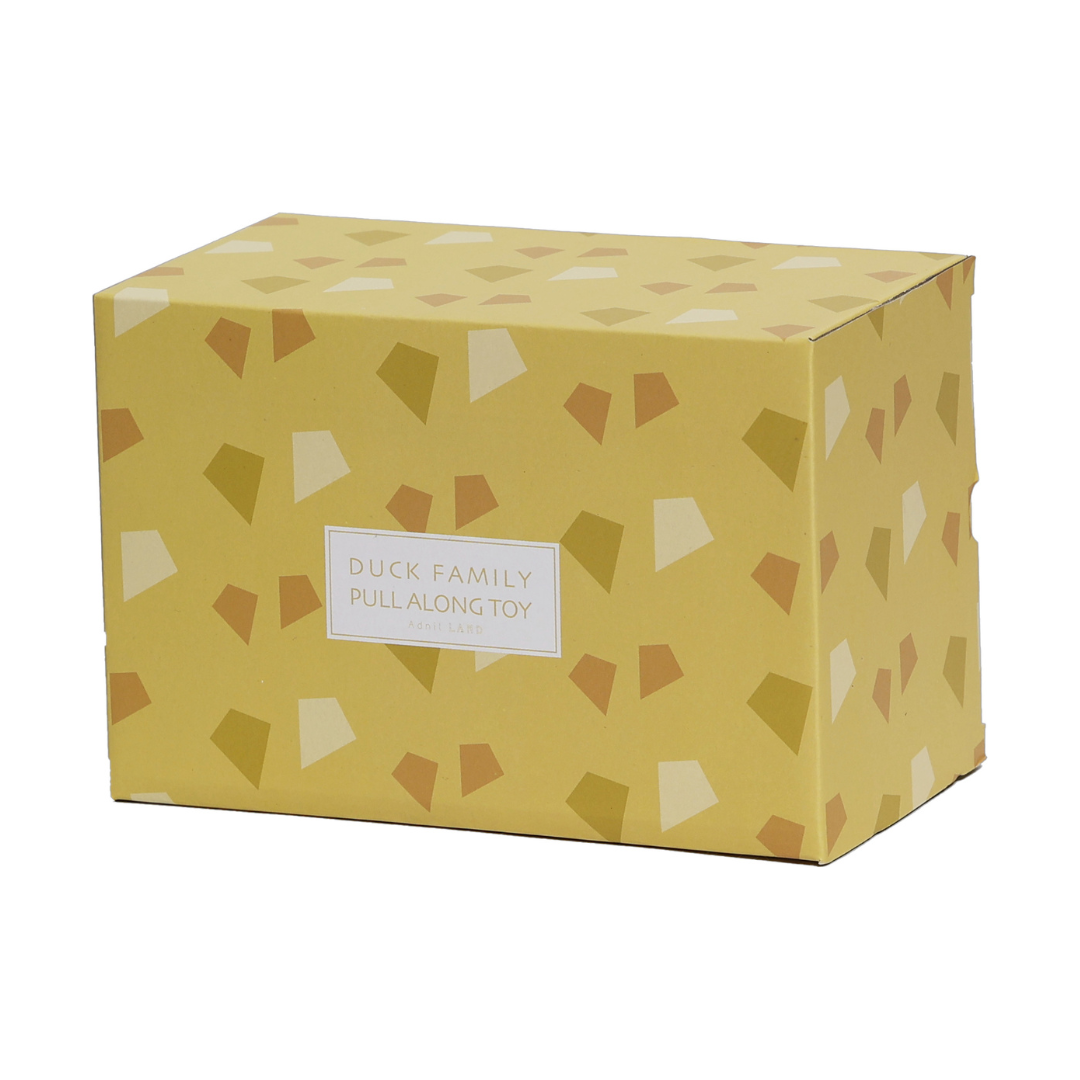 日本 Adnil LAND 一起去散步吧!鴨鴨家族木頭拉車