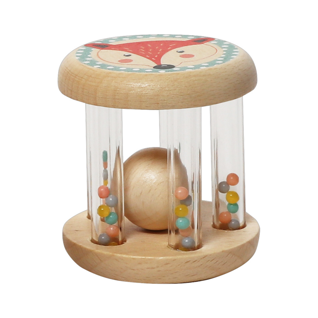 日本 Adnil LAND 可愛動物安撫搖鈴【狐狸】