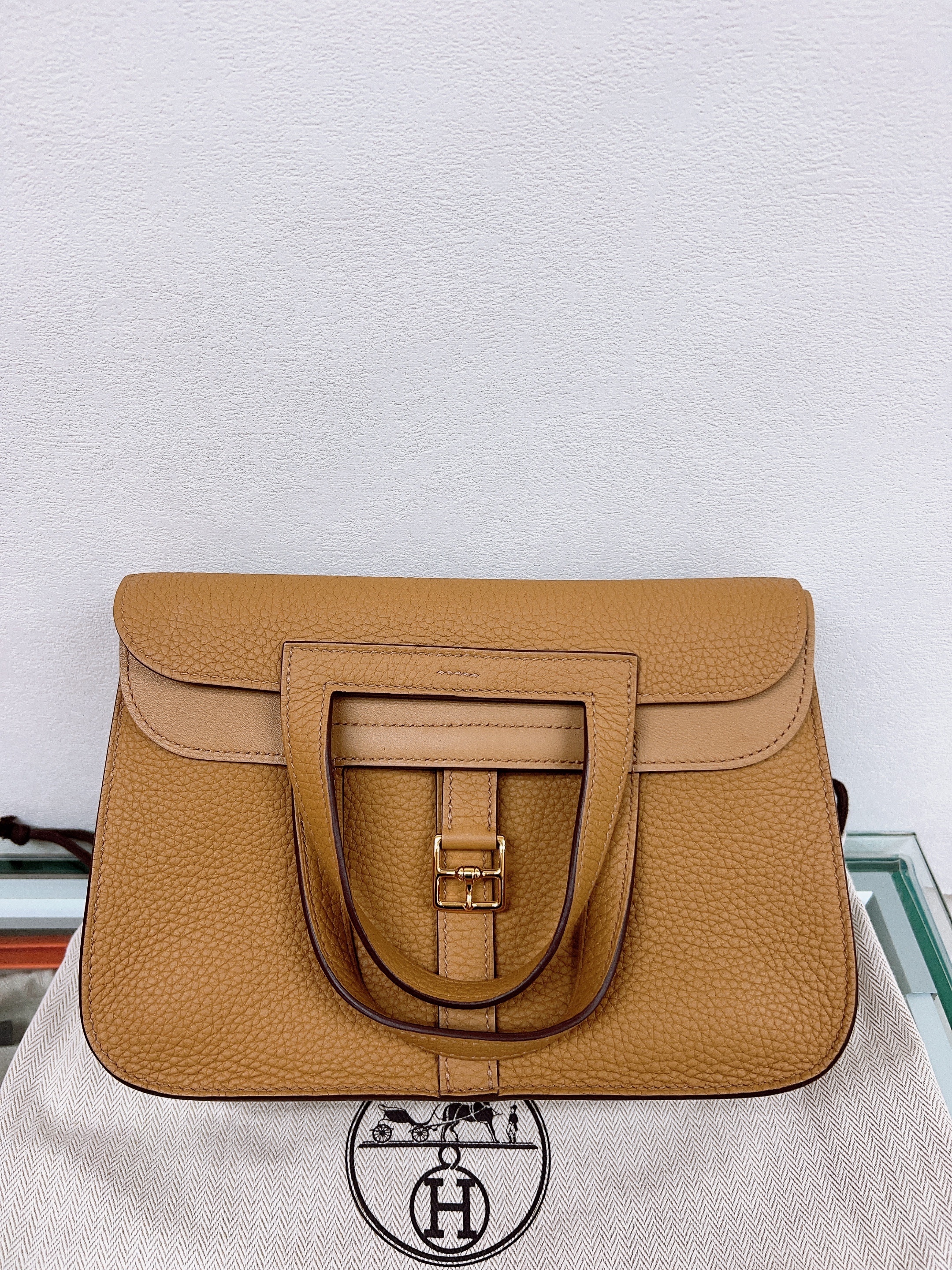 Hermes halzan 25/ biscuit GHW/ stamp Z