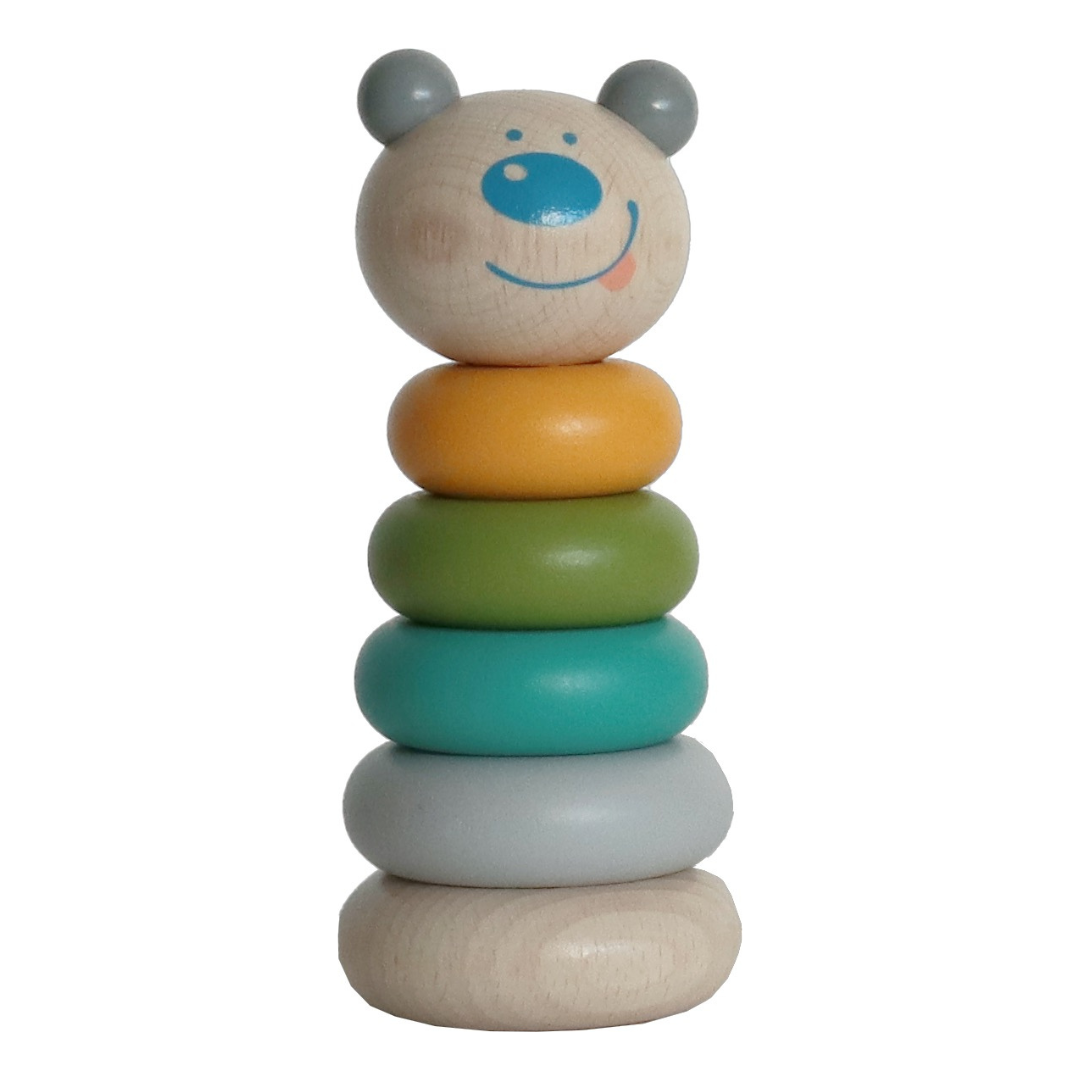 日本 Adnil LAND 動物疊疊積木【熊熊】