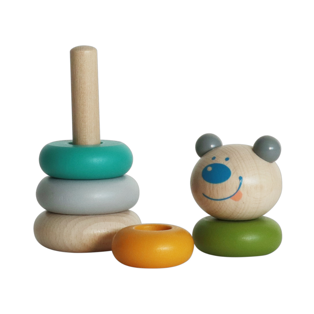 日本 Adnil LAND 動物疊疊積木【熊熊】