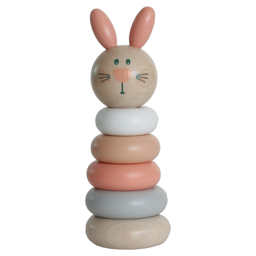 日本 Adnil LAND 動物疊疊積木【兔子】