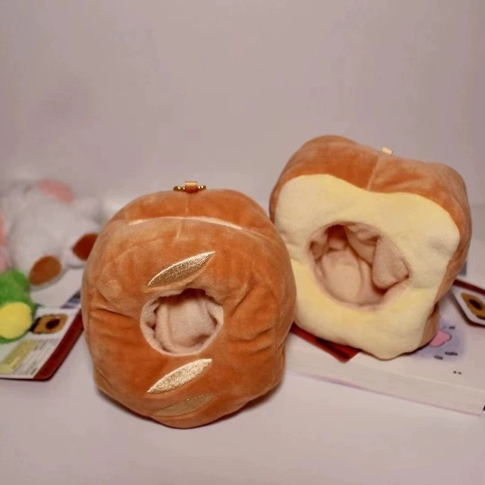 《52606》吐司與麵包小娃娃吊飾頭套