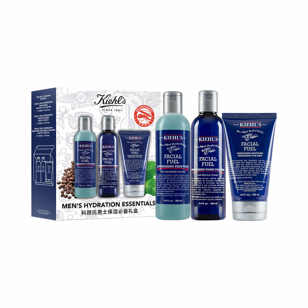 Kiehl's  男士保濕必備禮盒規格  250ml + 250ml + 125ml