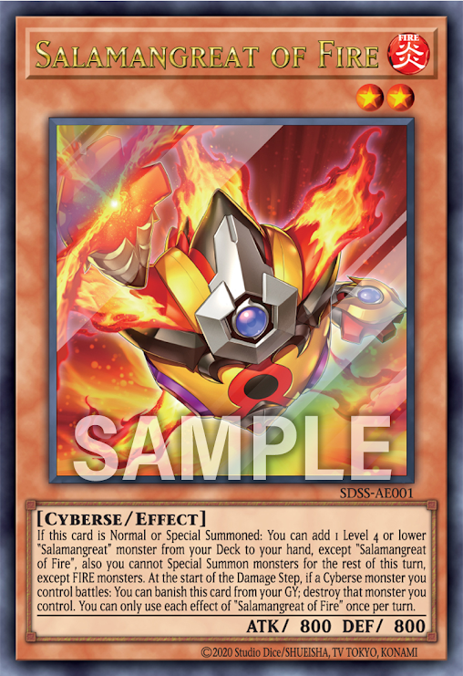 SDSS-AE001 (UR)Salamangreat of Fire(火之轉生炎獸)