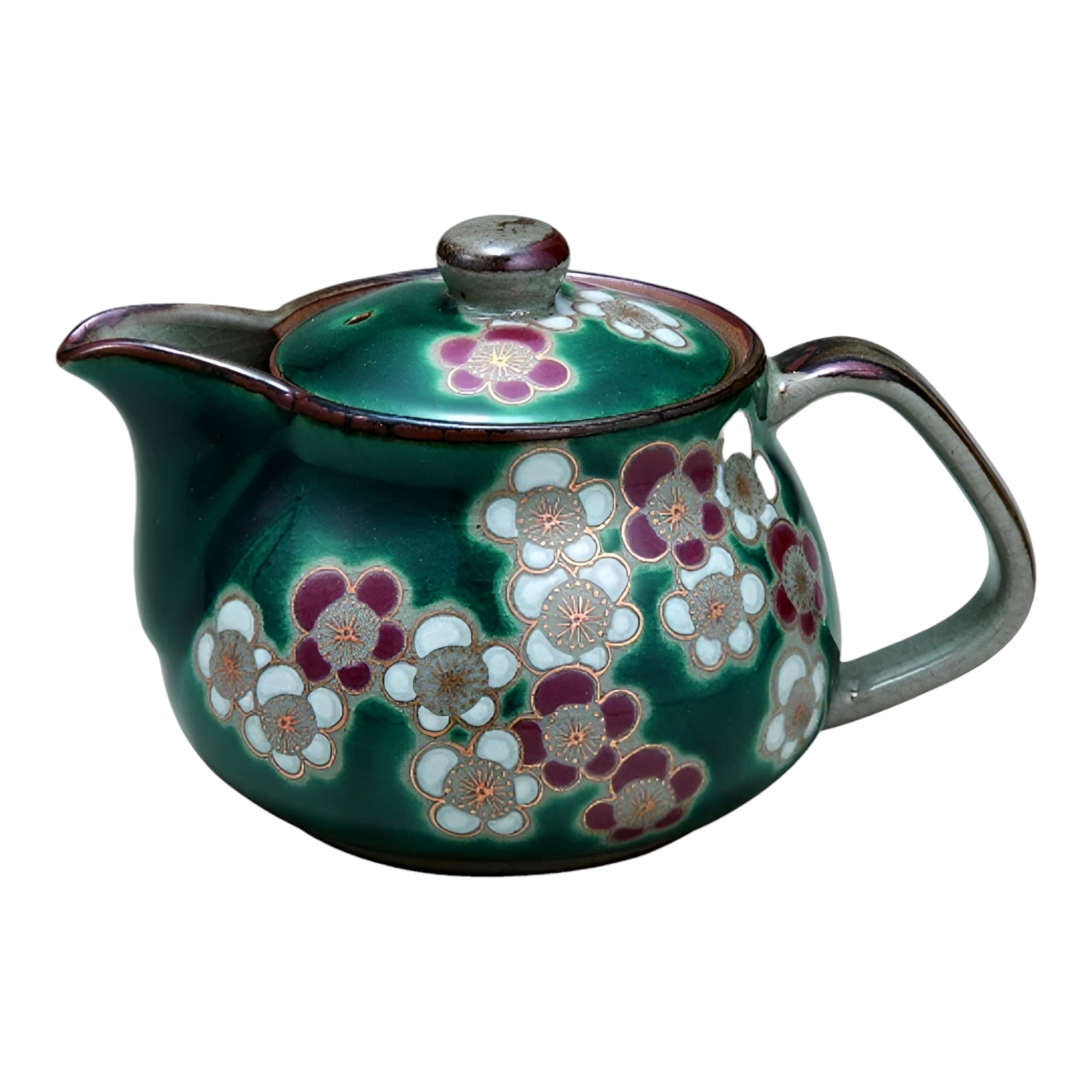 訂購」日本製九谷燒陶瓷茶壺(09-145)