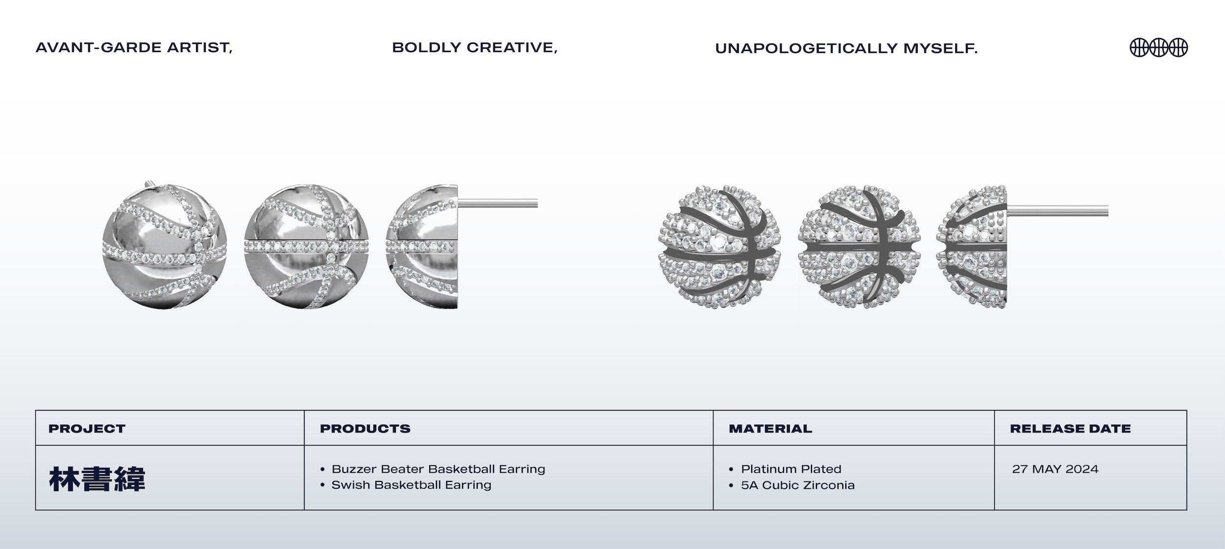 新北國王林書緯 Joseph Lin 聯名飾品企劃 - BONNY&READ飾品