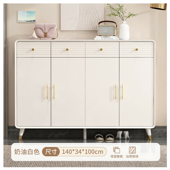 New entry hall entrance cabinet shoe cabinet [four doors and four drawers] 140-34-100]