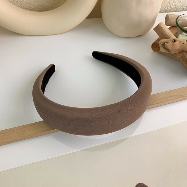Milk Tea & Coffee Sponge Headband Hair Ornament (6# 17852)