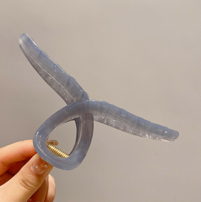 Temperament hair clip (59# gray 11cm)