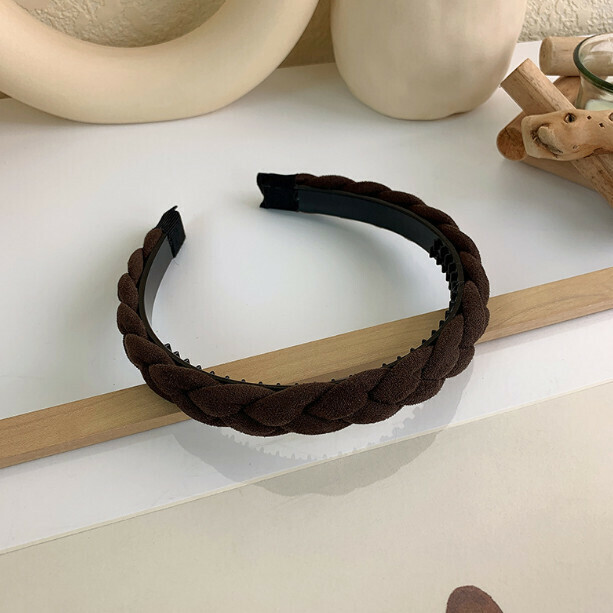 Milk Tea & Coffee Sponge Headband Hair Ornament (16# 17722F)