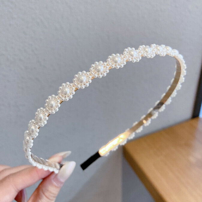 熱推簡約頭箍發飾（52#小花珍珠）