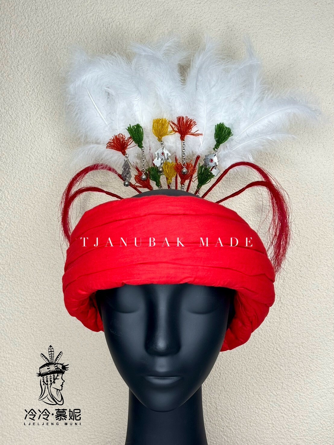 W-No.2毛線鈴鐺頭叉總長32cm