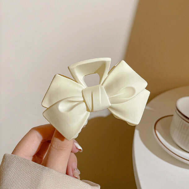 Grab the hairpin hairpin headwear hairpin (butterfly beige)