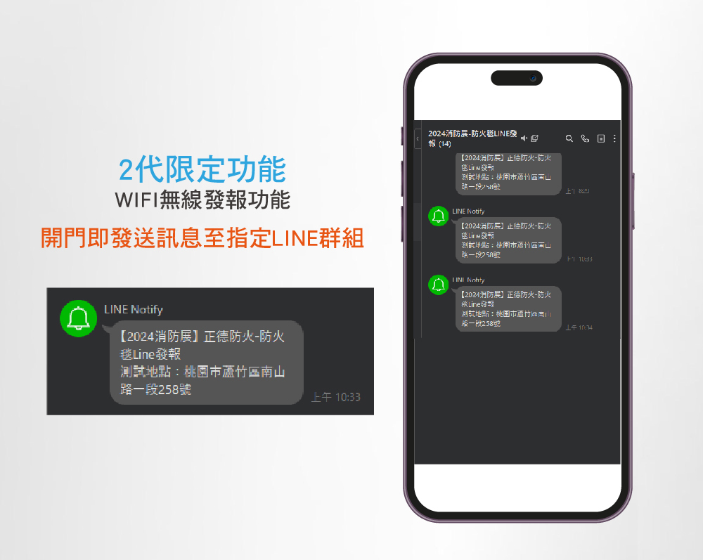 電動車防火毯箱發報功能