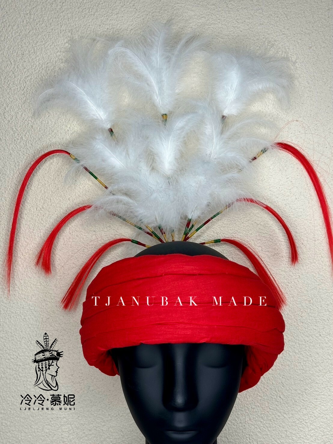 W-No.3毛線頭叉總長45cm