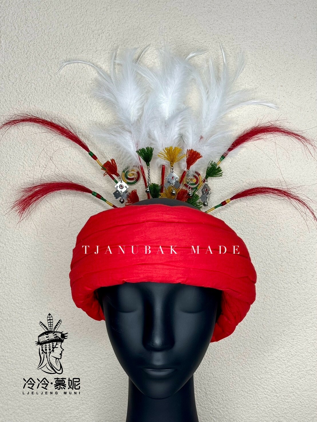 W-No.4毛線鈴鐺頭叉總長38cm