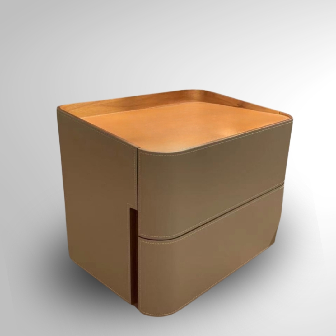 瑟菈 | 風雅雙抽 | 鞍皮床頭櫃