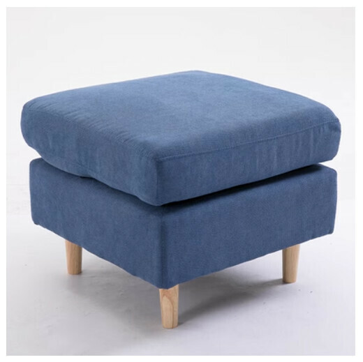 Hot Selling Fabric Sofa Footstool and Shoe Changing Stool [Dark Blue]