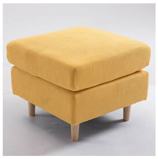 Hot Selling Fabric Sofa Footstool and Shoe Changing Stool [Beautiful Yellow]